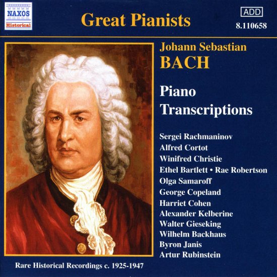 Cover for * BACH.J.S: Piano Transcriptions (CD) (2001)