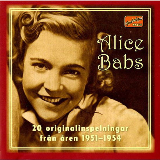 * Babs: 20 Original Recordings - Alice Babs - Musikk - Naxos Nostalgia - 0636943280829 - 2000