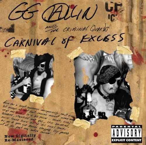 Cover for G.g. Allin · Carnival of Excess (CD) (2010)