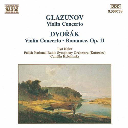 Violin Concerti - Glazunov / Dvorak / Kaler / Kolchinsky - Muziek - NAXOS - 0730099575829 - 9 mei 1995