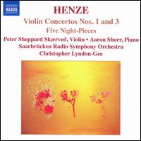 Cover for Henze / Skaerved / Saarbrucken Sym / Lyndon-gee · Violin Concertos Nos 1&amp;3 (CD) (2006)