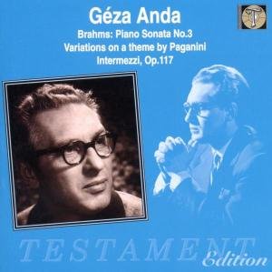 Cover for Anda Géza · Son 3 Pag-Var Op.117 Testament Klassisk (CD) (2000)