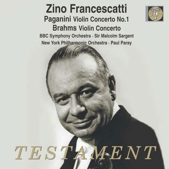 Violinkoncert nr. 1 / Violinkoncert (previously unpublished) - Zino Francescatti / BBC Sym. / Sargent / NYPO / Paray - Music - DAN - 0749677151829 - October 25, 2017