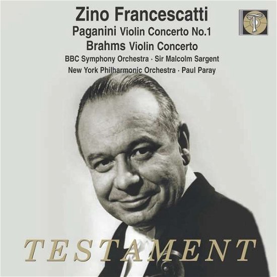 Zino Francescatti / BBC Sym. / Sargent / NYPO / Paray · Violinkoncert nr. 1 / Violinkoncert (previously unpublished) (CD) (2017)