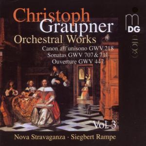 Graupner / Orchestral Works - Vol. 3 - Nova Stravaganza / Rampe - Música - MDG - 0760623162829 - 9 de septiembre de 2013