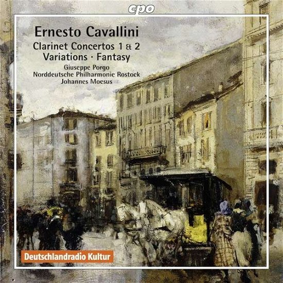 Cover for Cavallini / Porgo / North German Philharmonic · Clarient Concertos Nos. 1 &amp; 2 (CD) (2015)