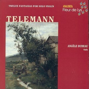 Cover for Telemann / Dubeau · 12 Fantasias for Violin Without Bass (CD) (1995)