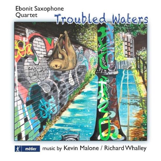 Cover for Ebonit Sax Quartet · Troubled Waters (CD) (2020)