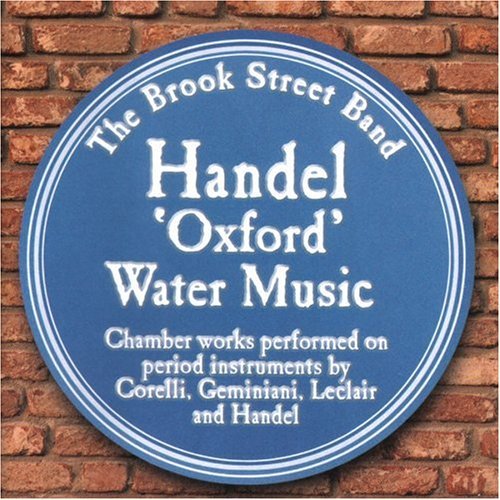 Oxford Water Musisc - G.F. Handel - Musik - AVIE - 0822252002829 - 1 november 2003