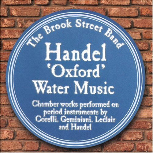 Oxford Water Musisc - G.F. Handel - Musiikki - AVIE - 0822252002829 - lauantai 1. marraskuuta 2003