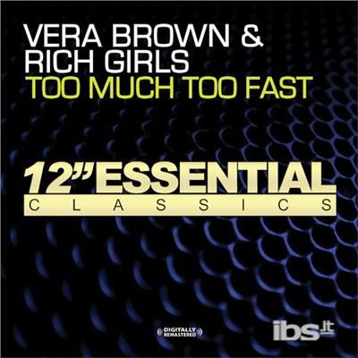 Cover for Vera Brown · Too Much Too Fast-Brown,Vera (CD) (2012)