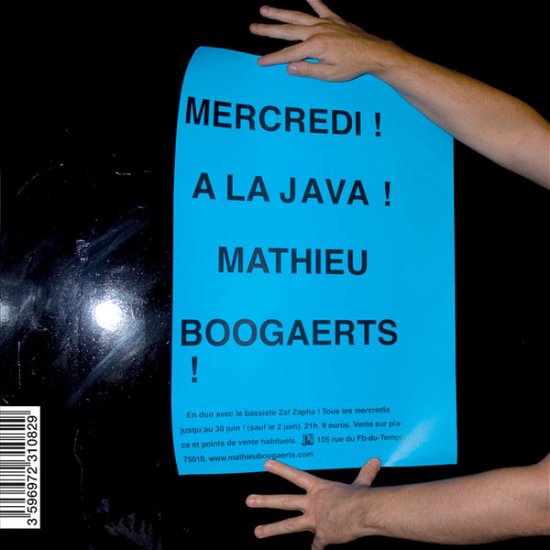 Cover for Mathieu Boogaerts · Mercredi ! A La Java ! Mathieu Boogaerts ! (CD) (2010)
