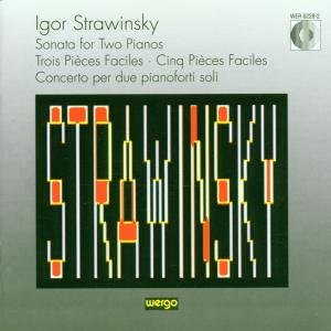 Cover for Kontarsky,alfons / Kontarsky,aloys · Stravinsky: Sonata for 2 Pianos. 3 Pieces Facile (CD) (1993)