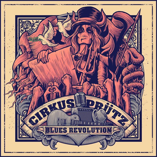Cover for Cirkus Prutz · Blues Revolution (Transparent Red) (LP) (2022)