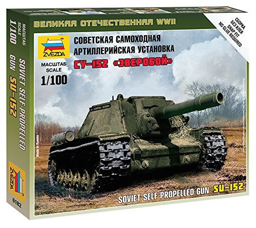 Cover for Zvezda · 1/100 Self-propelled Gun Su-152 (Legetøj)