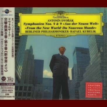 Cover for Rafael Kubelík &amp; Berliner Philharmoniker · Antonin Dvorák: Symphonien Nos. 8 &amp; 9 &quot;From the New World&quot; (CD) [Limited edition] (2018)
