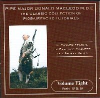 Piobaireachd Tutorial 8 - Donald Macleod - Música - LISMOR - 5014818802829 - 4 de agosto de 2011