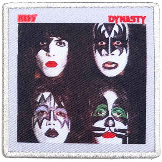 KISS Printed Patch: Dynasty (Standard) - Kiss - Merchandise -  - 5056368633829 - 