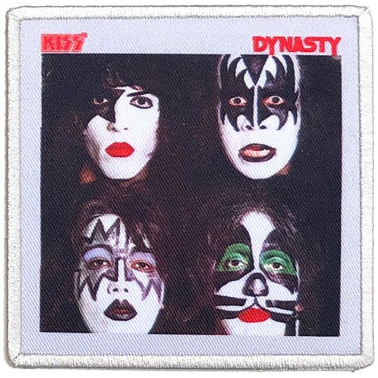 KISS Standard Printed Patch: Dynasty - Kiss - Merchandise -  - 5056368633829 - 