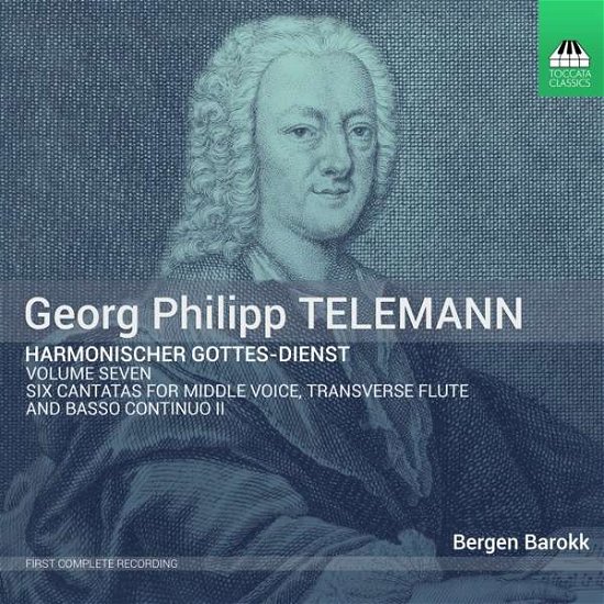 Telemann: Harmonischer Gottes-dienst Vol. 7 - Six Canta - Bergen Barokk - Musiikki - TOCCATA - 5060113441829 - perjantai 5. marraskuuta 2021