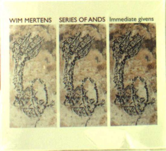 Cover for Wim Mertens · Series of Ands (CD)