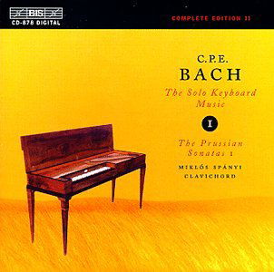 Cover for Bach,c.p.e. / Spanyi,miklos · Solo Keyboard Music 3: Early Stas &amp; Sntas (CD) (1999)