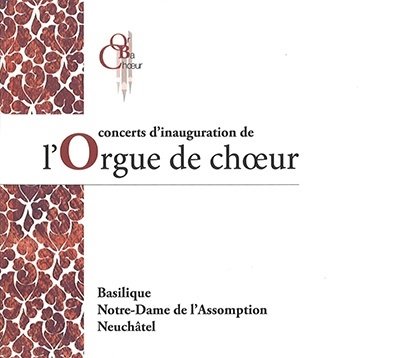 Cover for Orbachoeur · Concerts D'inauguration a La Basilique Notre-dame De Ne (CD) (2022)