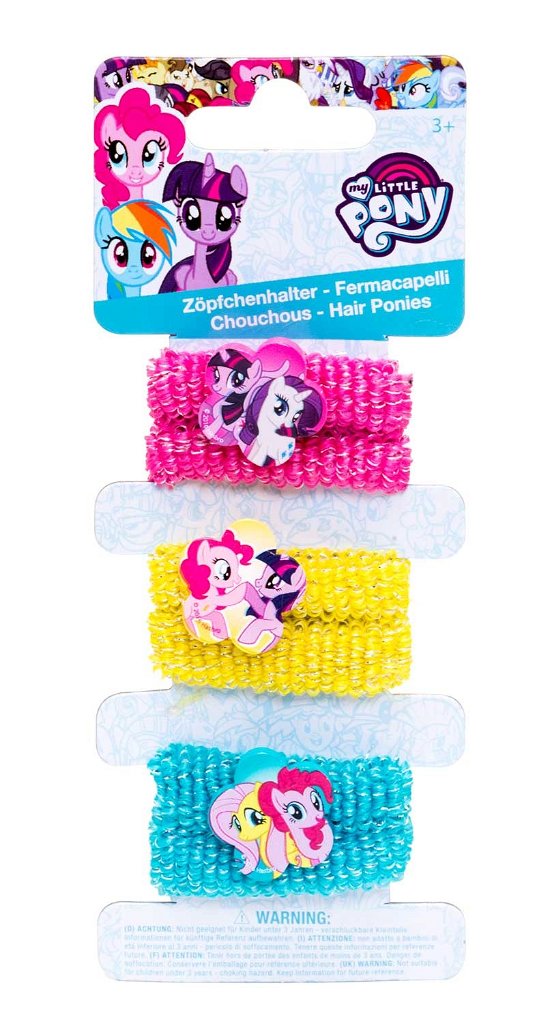 My Little Pony: Joy Toy - 4 Hair Elastics - Joy Toy - Produtos - Joy Toy - 8058150657829 - 