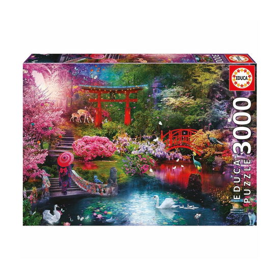 Cover for Educa · Educa - 3000 Pcs - Japanese Garden Puzzle (80-19282) (Leketøy)