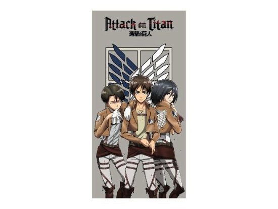 Attack on Titan Handtuch Group 70 x 140 cm -  - Merchandise -  - 8445484396829 - 26. april 2024