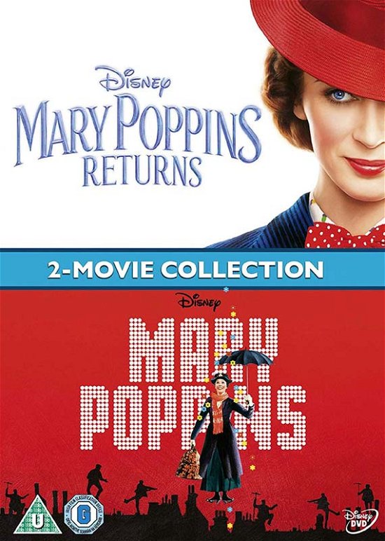 Cover for Mary Poppins / Mary Poppins Returns (DVD) (2019)