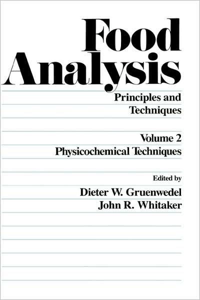 Cover for Gruenwedel · Food Analysis: Principles and Techniques (In 4 Volumes) (Hardcover Book) (1984)