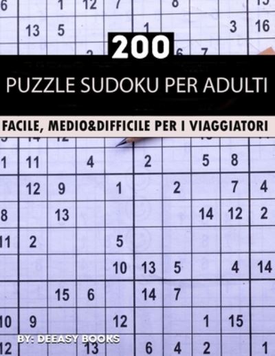 Cover for Deeasy Books · Sudoku puzzle per adulti (Paperback Book) (2021)