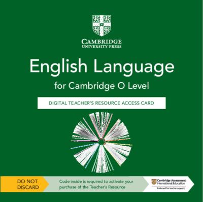 Cover for Patrick Creamer · Cambridge O Level English Language Digital Teacher's Resource Access Card (N/A) [3 Revised edition] (2022)