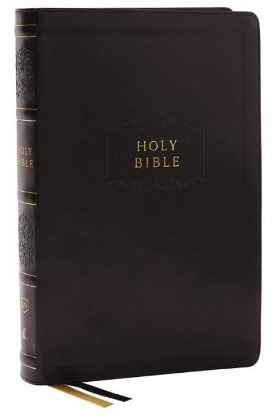 Cover for Thomas Nelson · KJV Holy Bible with 73,000 Center-Column Cross References, Black Leathersoft, Red Letter, Comfort Print (Thumb Indexed): King James Version (Lederbuch) (2023)