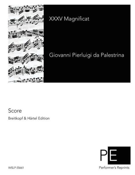 Cover for Giovanni Pierluigi Da Palestrina · Xxxv Magnificat (Pocketbok) (2015)