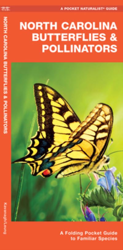 Cover for James Kavanagh · North Carolina Butterflies &amp; Pollinators: A Folding Pocket Guide to Familiar Species - Wildlife and Nature Identification (Pamphlet) [2nd edition] (2020)