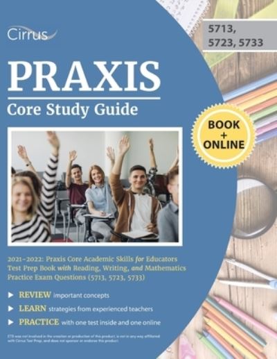 Cover for Cox · Praxis Core Study Guide 2021-2022 (Paperback Book) (2021)