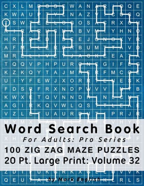 Cover for Mark English · Word Search Book For Adults (Paperback Book) (2019)