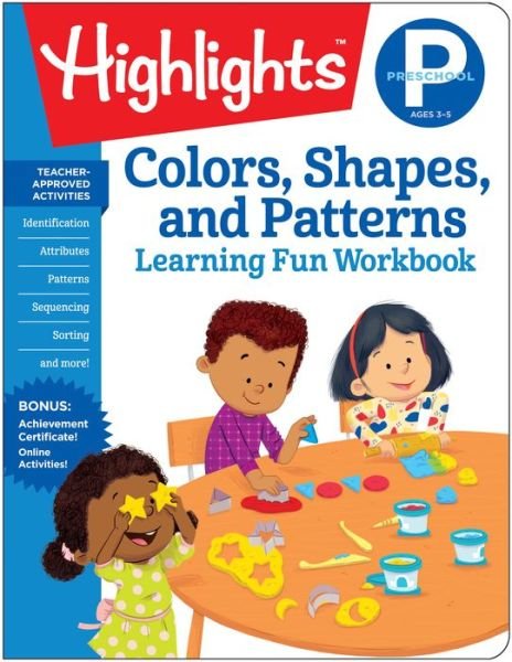 Cover for Highlights · Preschool Colors, Shapes, and Patterns - Learning Fun Workbooks (Paperback Bog) (2019)