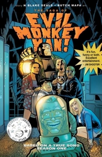 Cover for N Blake Seals · The Saga of Evil Monkey Man Season One (Paperback Bog) (2020)