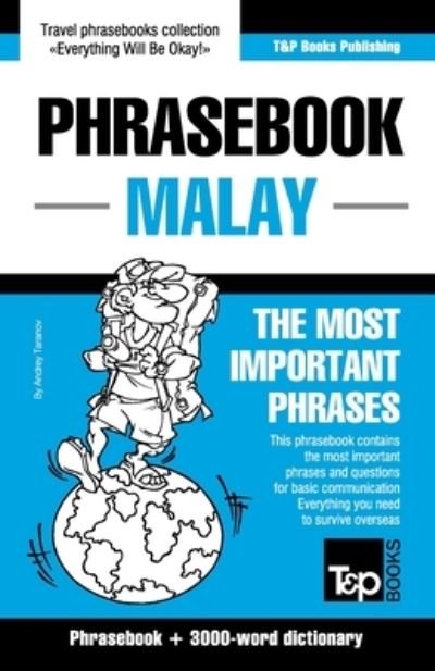 Cover for Andrey Taranov · Phrasebook - Malay - The most important phrases (Taschenbuch) (2021)