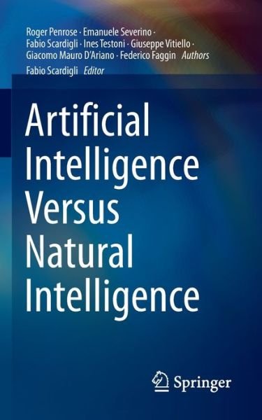 Cover for Roger Penrose · Artificial Intelligence Versus Natural Intelligence (Taschenbuch) [1st ed. 2022 edition] (2023)
