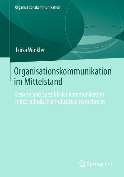 Cover for Winkler · Organisationskommunikation im Mittelstand (Buch) (2020)