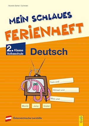 Cover for Irma Nowak-Bartel · Mein schlaues Ferienheft Deutsch - 2. Klasse Volksschule (Paperback Book) (2022)