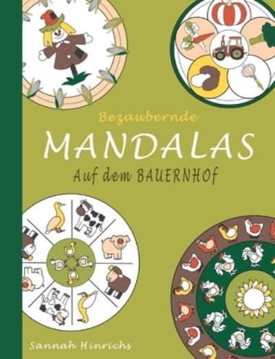 Cover for Sannah Hinrichs · Bezaubernde Mandalas - Auf dem Bauernhof (Paperback Book) (2021)