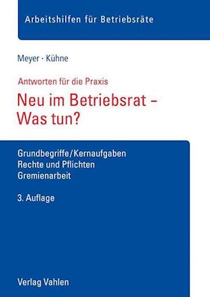 Cover for Sören Meyer · Neu im Betriebsrat - Was tun? (Pamphlet) (2021)