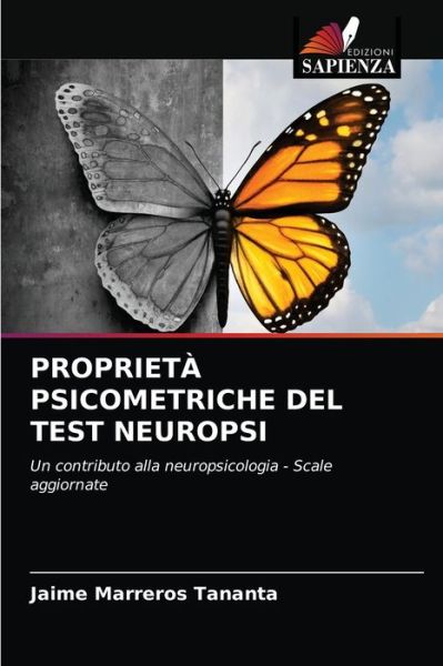 Cover for Jaime Marreros Tananta · Proprieta Psicometriche del Test Neuropsi (Paperback Book) (2021)