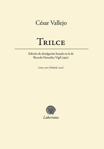 Cover for Cesar Vallejo · Trilce (Poesia) (Spanish Edition) (Taschenbuch) [Spanish edition] (2014)