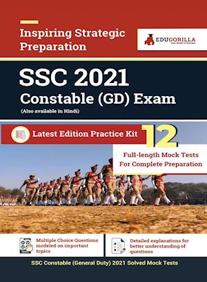 Cover for Edugorilla · SSC Constable GD Exam 2021 12 Mock Test For Complete Preparation (Pocketbok) (2022)